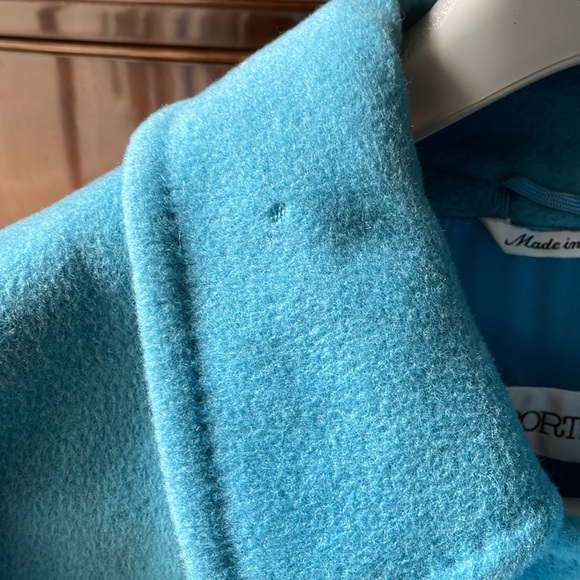 SPORTMAX turquoise blue wool coat. Made in Italy. Size US 4. Very good condition - Picture 6 of 10